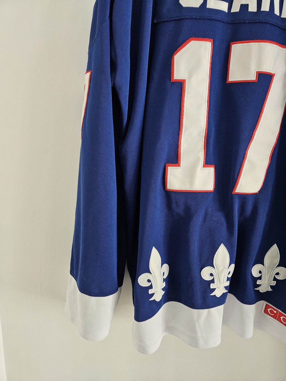 Quebec Nordiques Jersey Vintage Hockey Mens Size 52 Wendel Clark - Picture 9 of 10